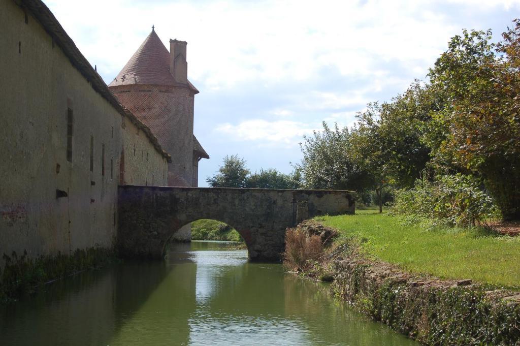 Chateau Du Riau Bed and Breakfast Villeneuve-sur-Allier Exteriör bild